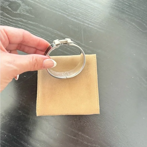 Hermes Black and Silver Bracelet - Picture 3 of 4